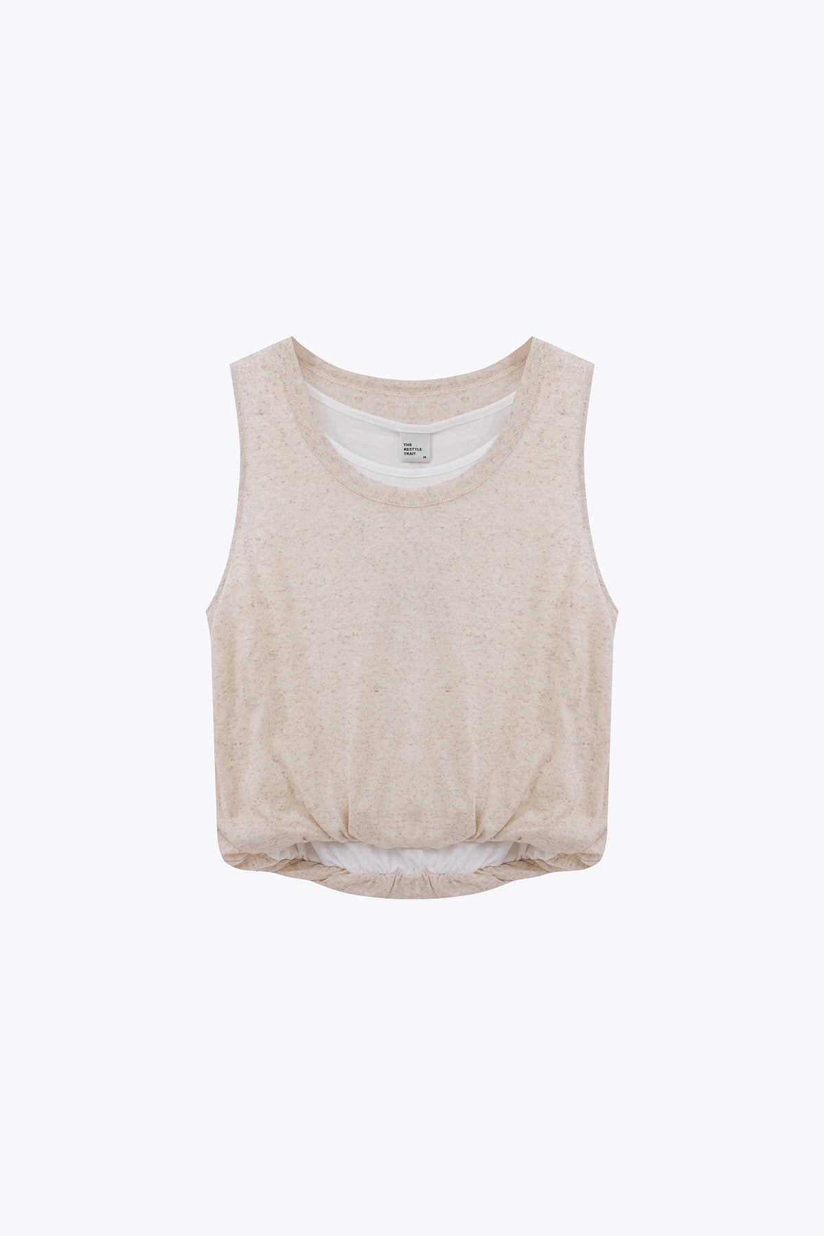 Double Layer Cloud Blouse - Ecru