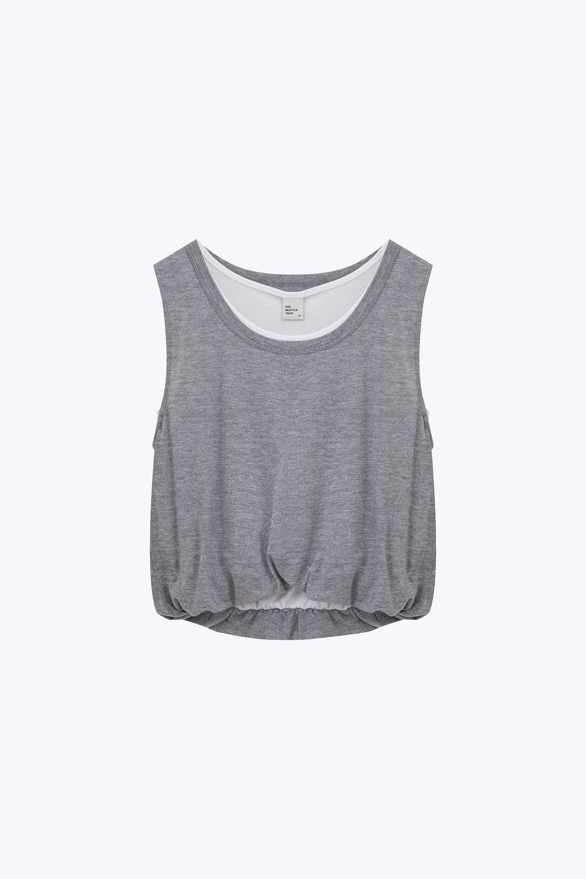 Double Layer Cloud Blouse - Hue Grey