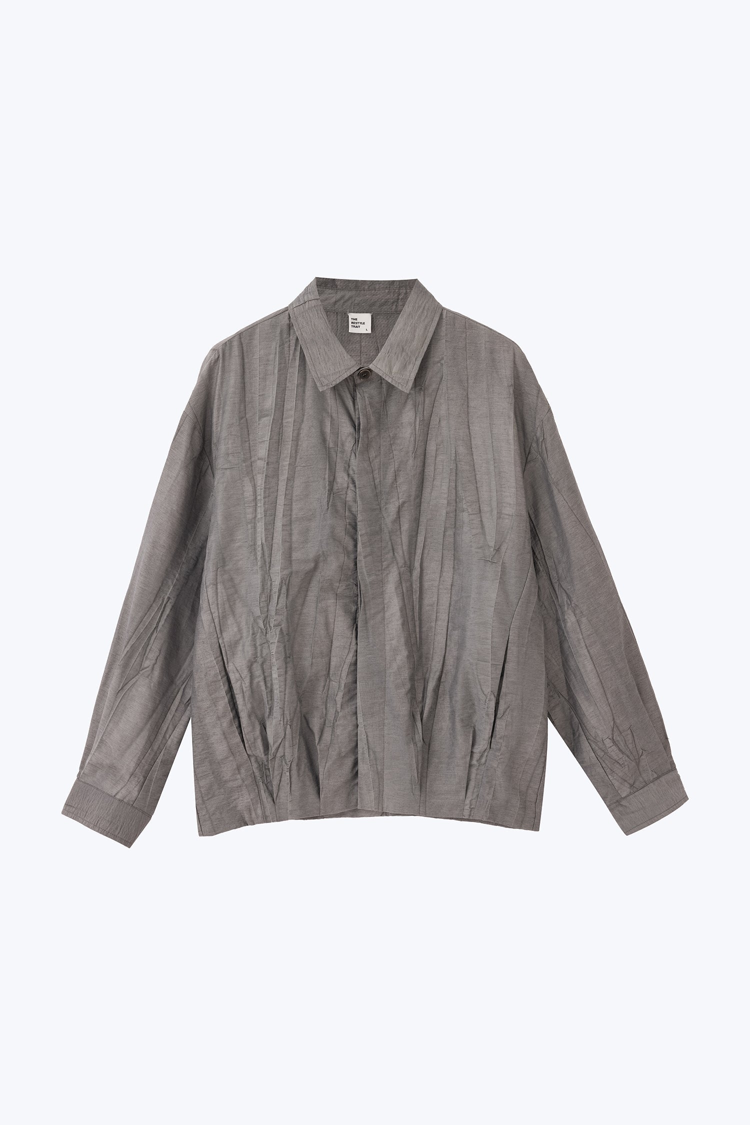 Crinkled Shirt - Grey