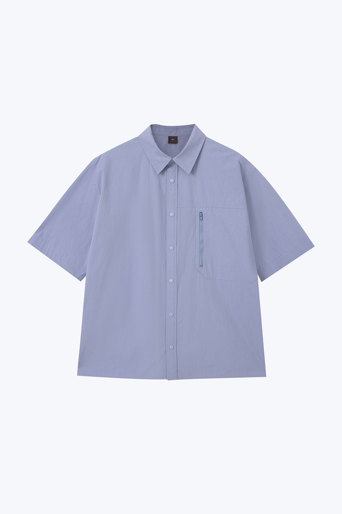 Panel Pocket Shirt - Dusty Blue