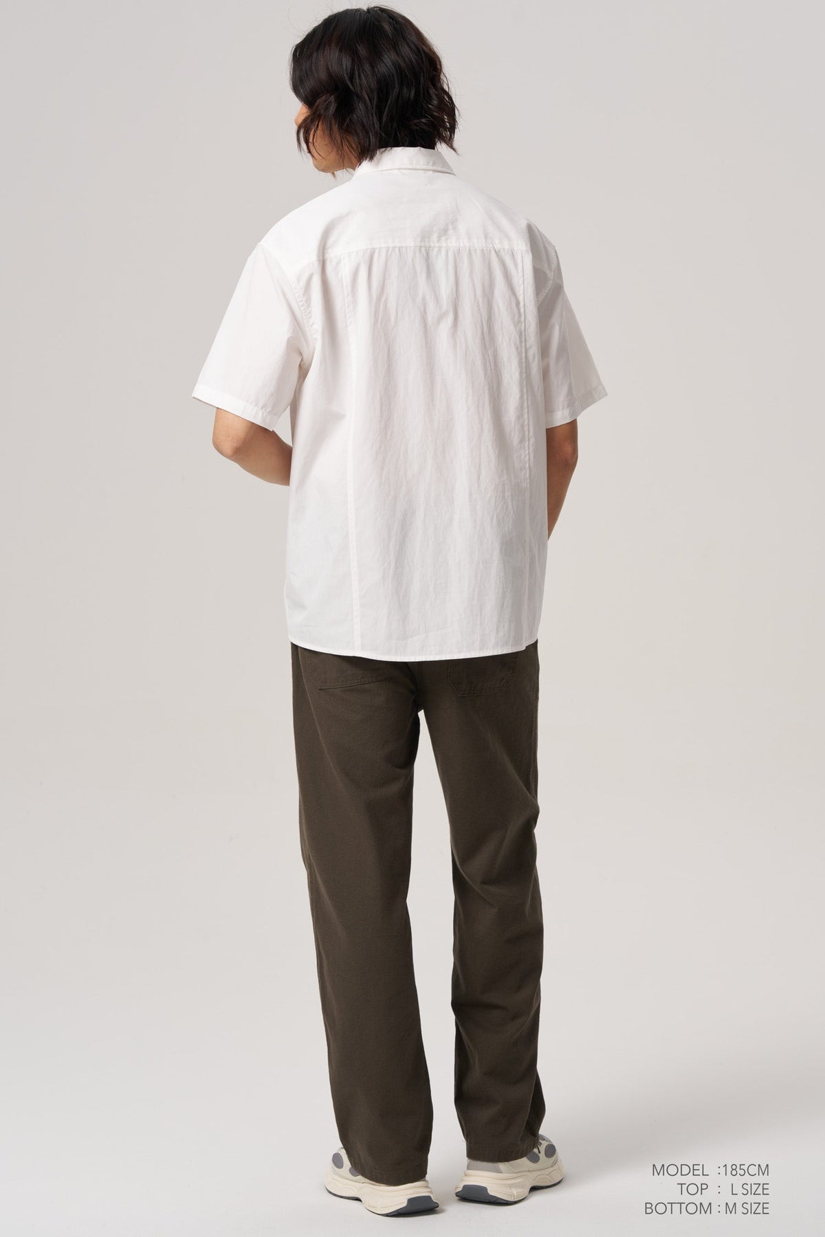 Front Seam Pocket Shirt - White