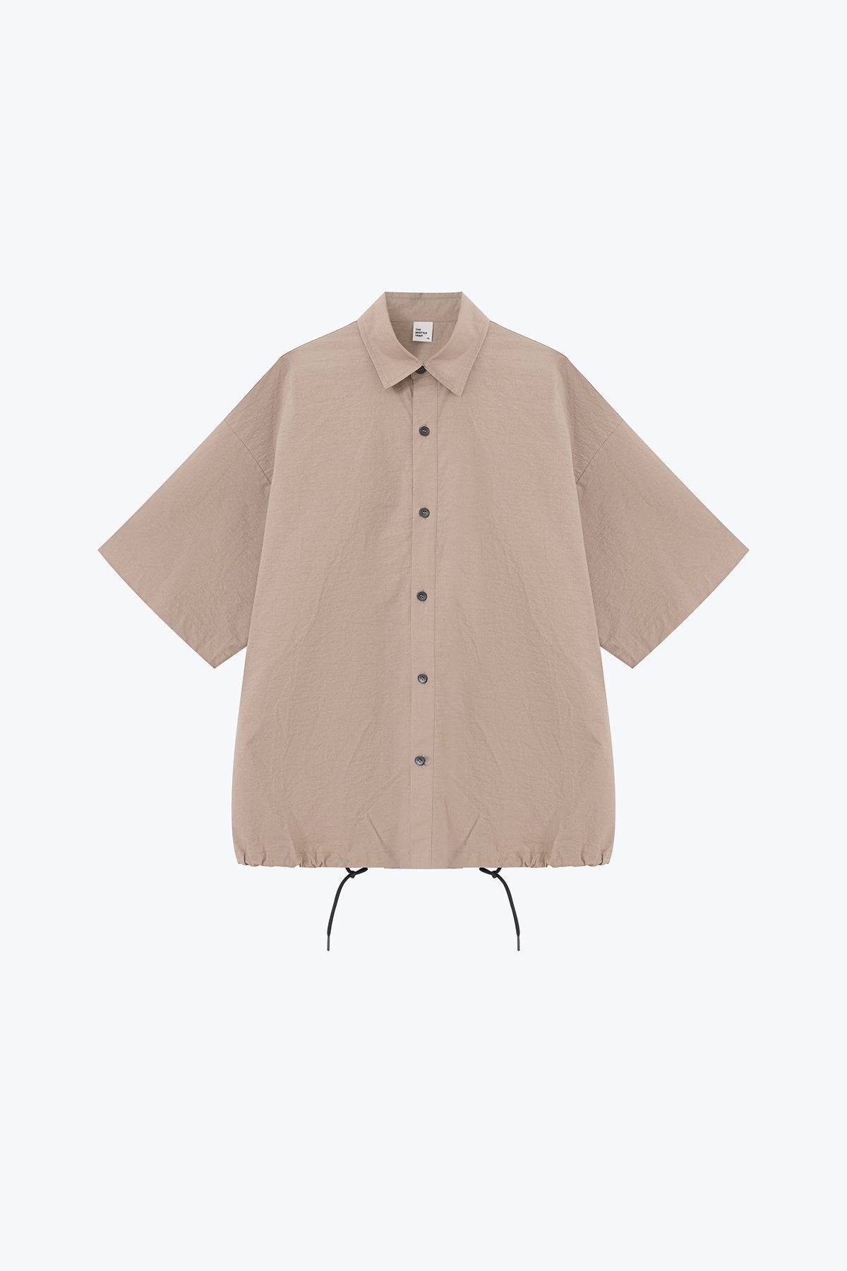 Drawstring Shirt - Khaki