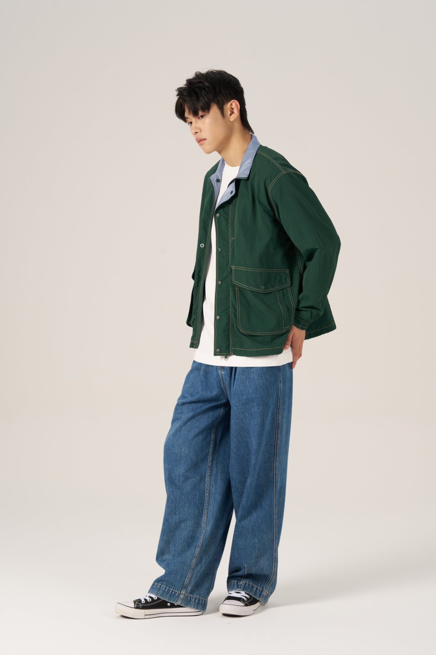 Utility Jacket - Forest Green
