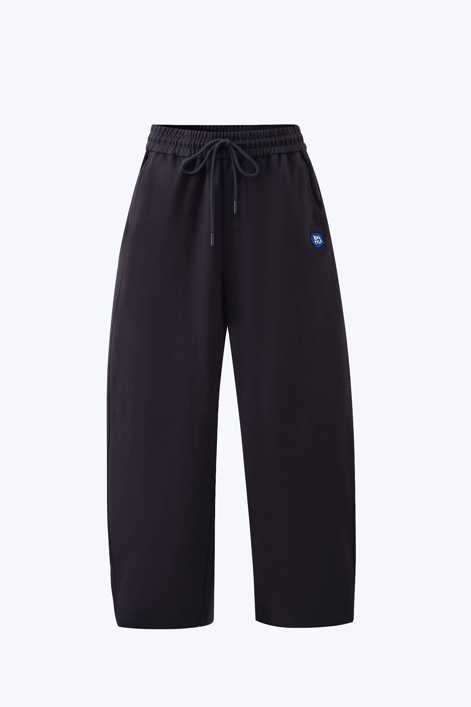 Jersey Twill Relaxed Pants - Navy