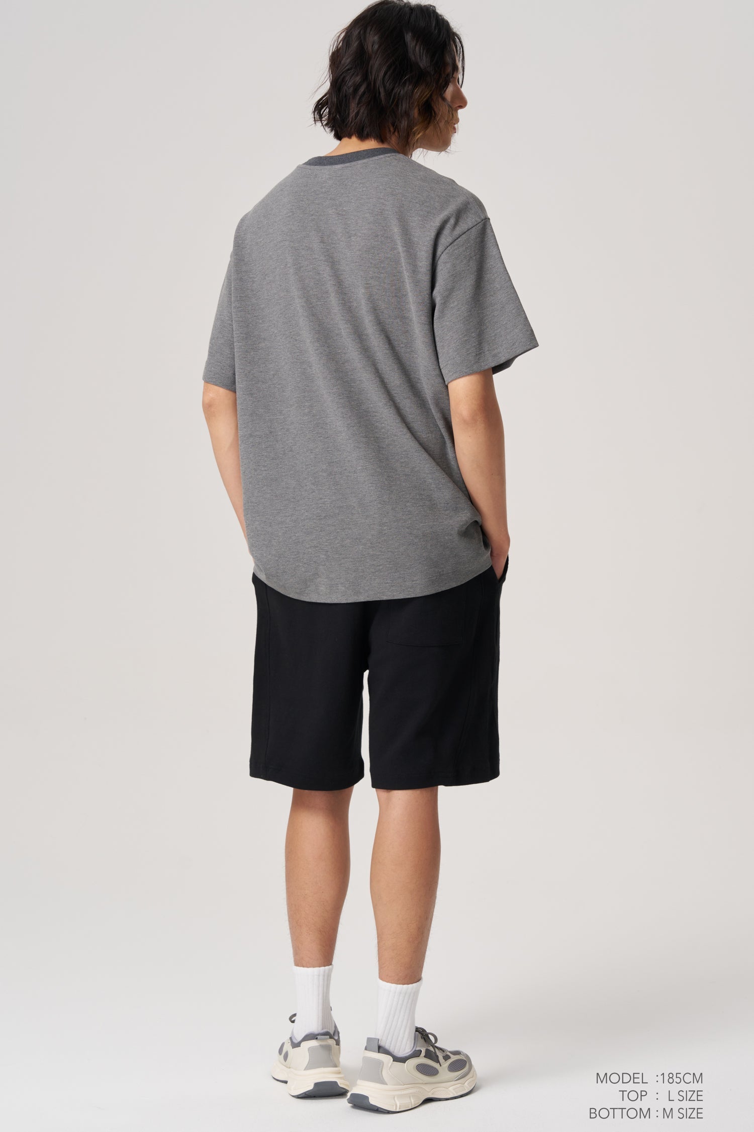 Jersey Drawstring Shorts - Black