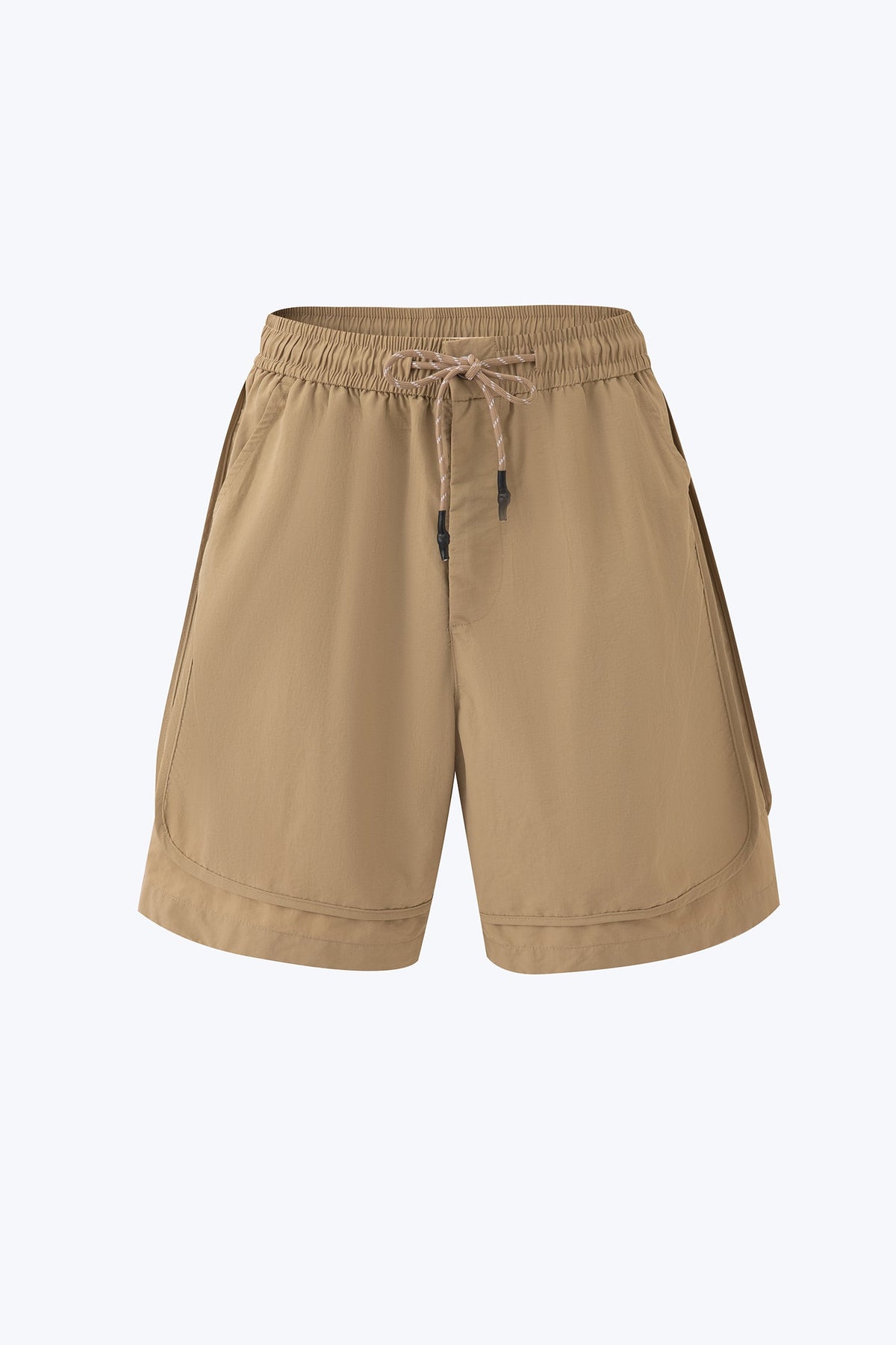 Utility Drawstring Shorts - Khaki
