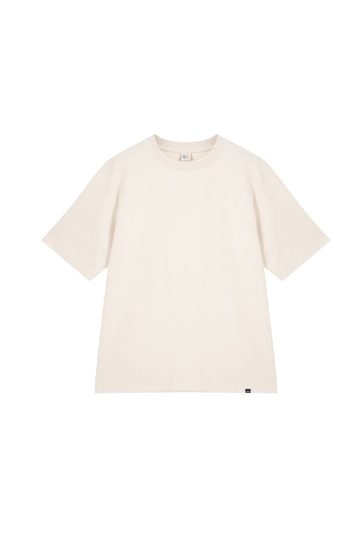 (A) Crew Neck Tee - Light Grey