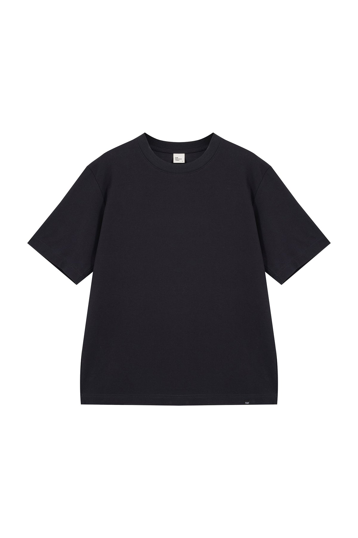 (A) Crew Neck Tee - Navy