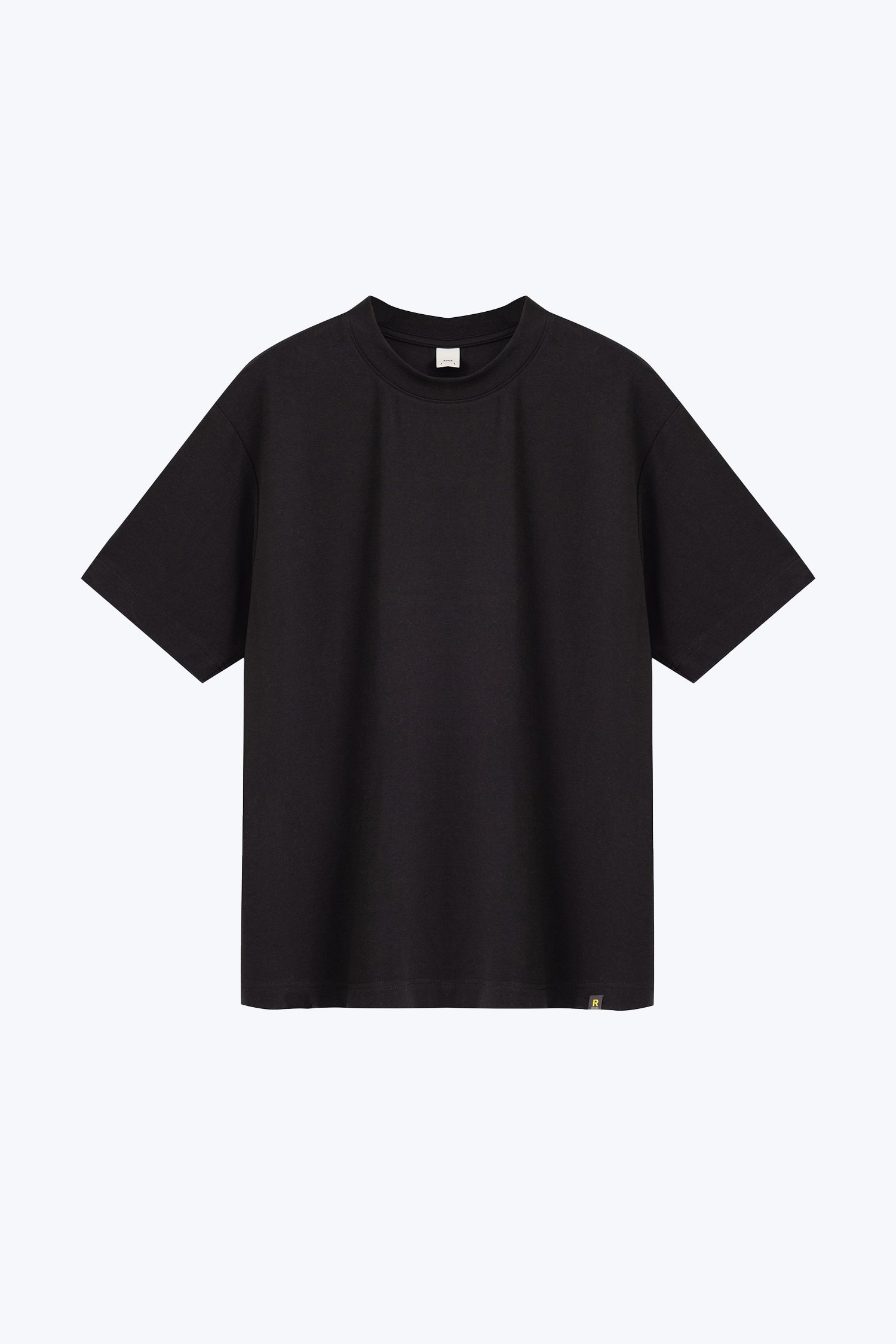 (B) Comfort Relaxed-Fit Crew Neck Tee - Black