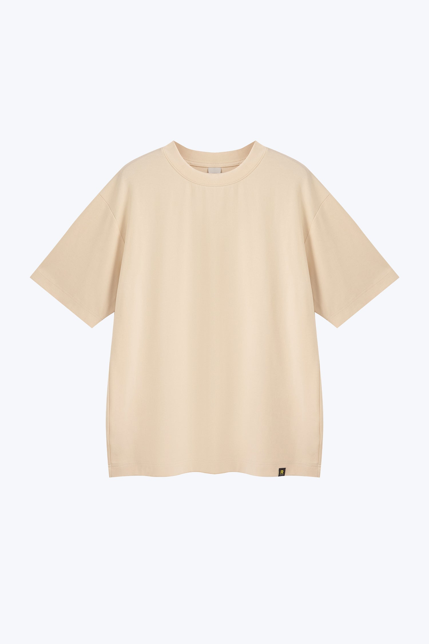 (B) Comfort Relaxed-Fit Crew Neck Tee - Butter
