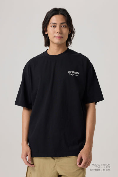 Life's a Beach Tee - Black