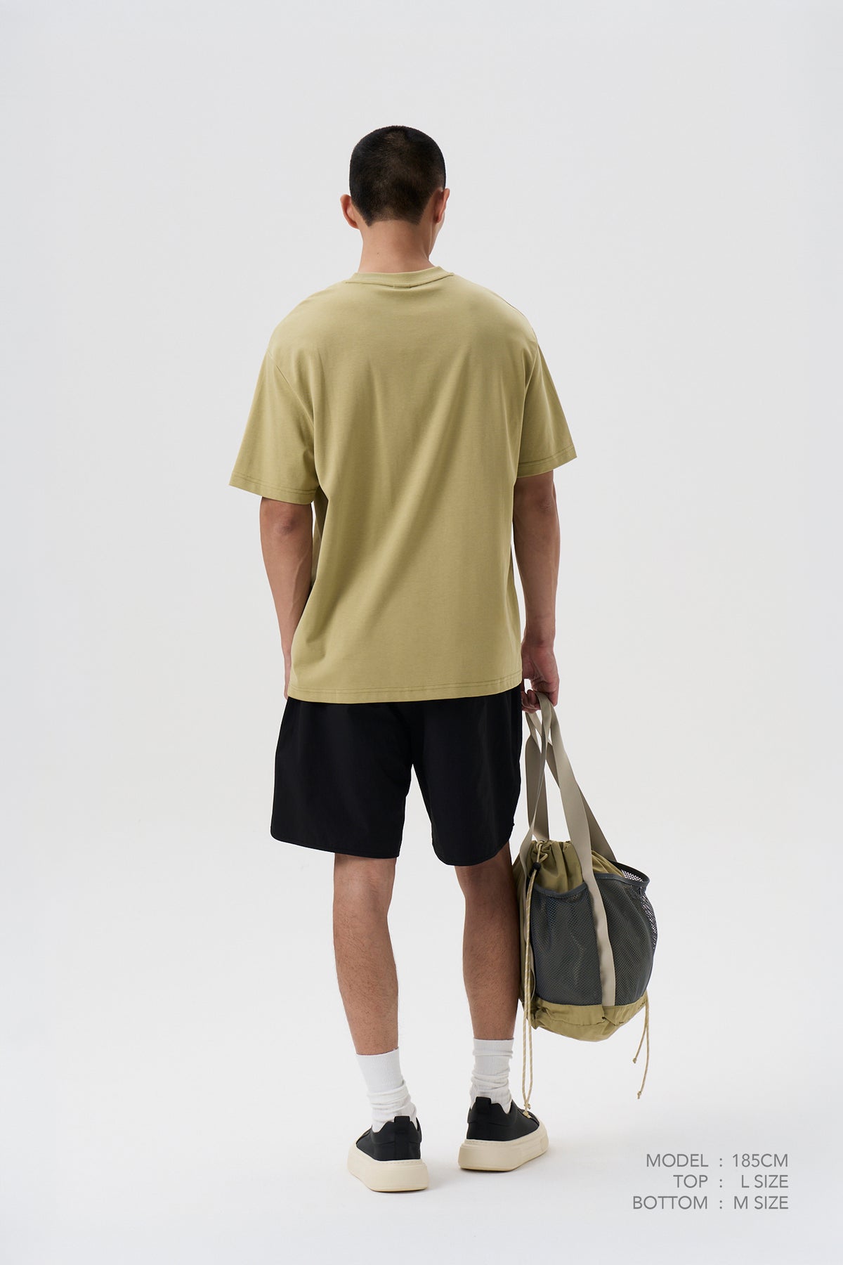 Relaxed Crew Neck Tee - Sage