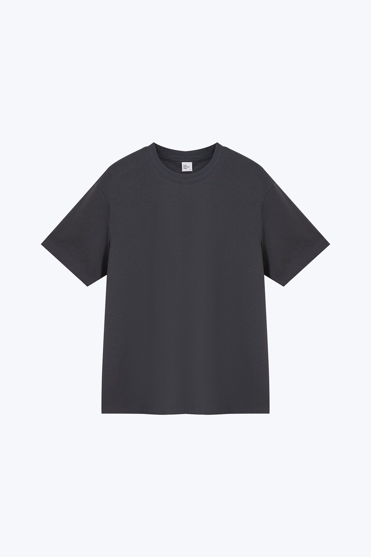 Relaxed Crew Neck Tee - Charcoal