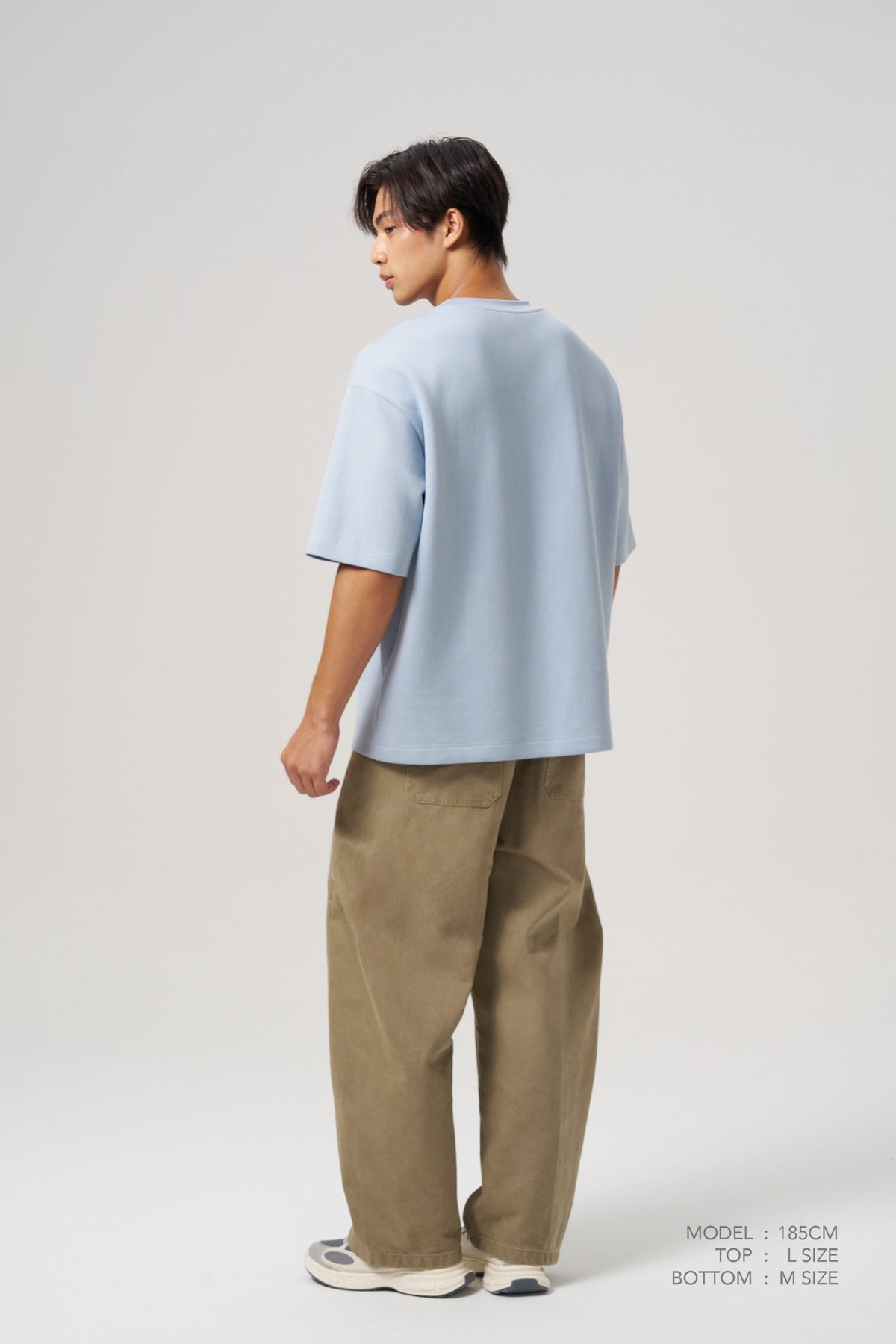 Oversized Tee - Sky Blue