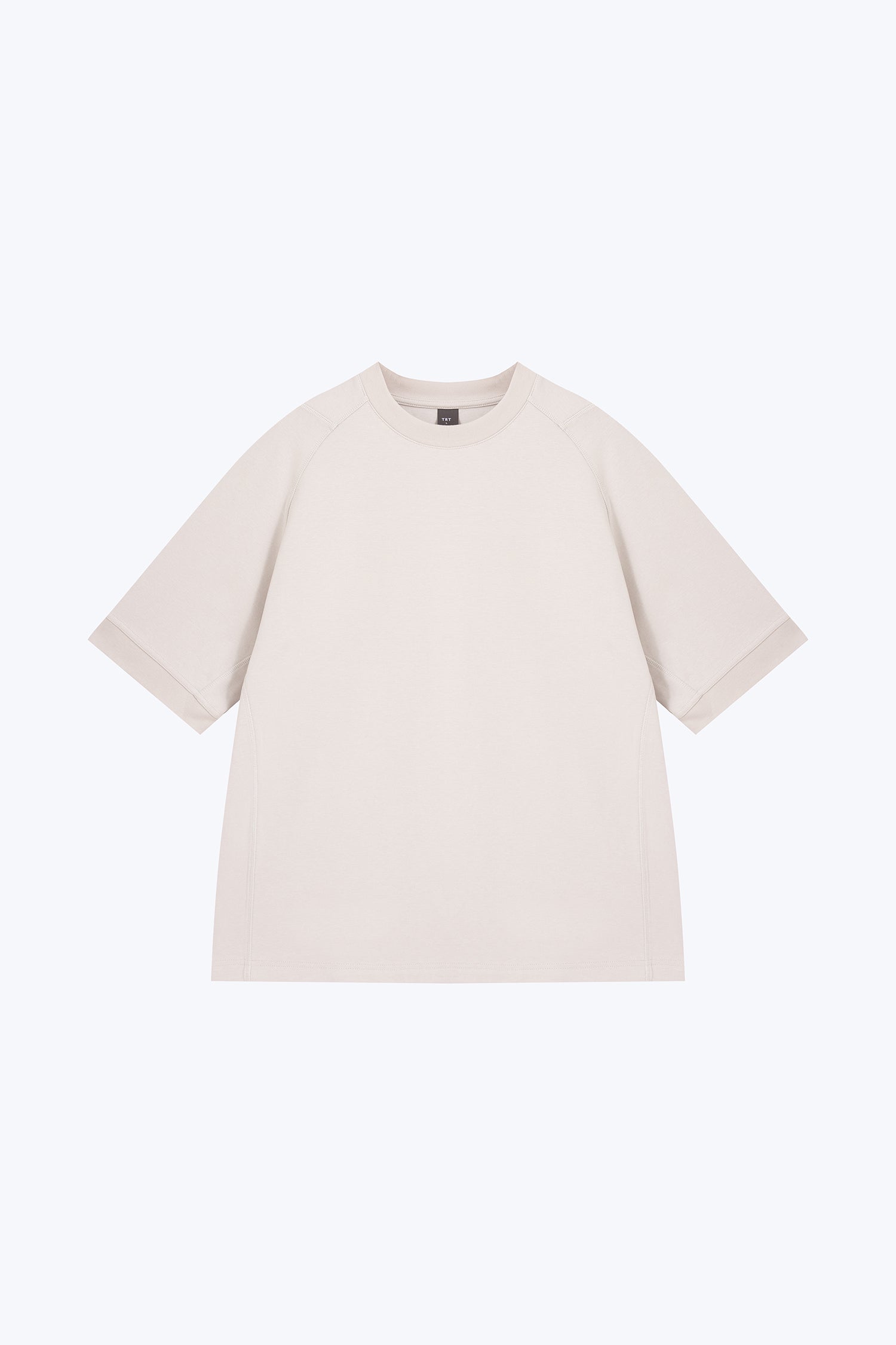 Oversized Panel Tee - Stone