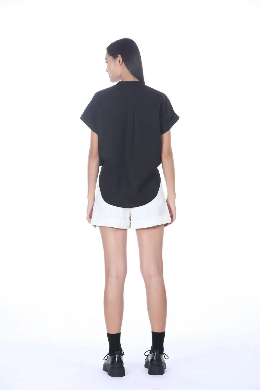 Rayon Cap Sleeves Blouse