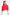 Rayon Turn Down Collar Blouse - Red
