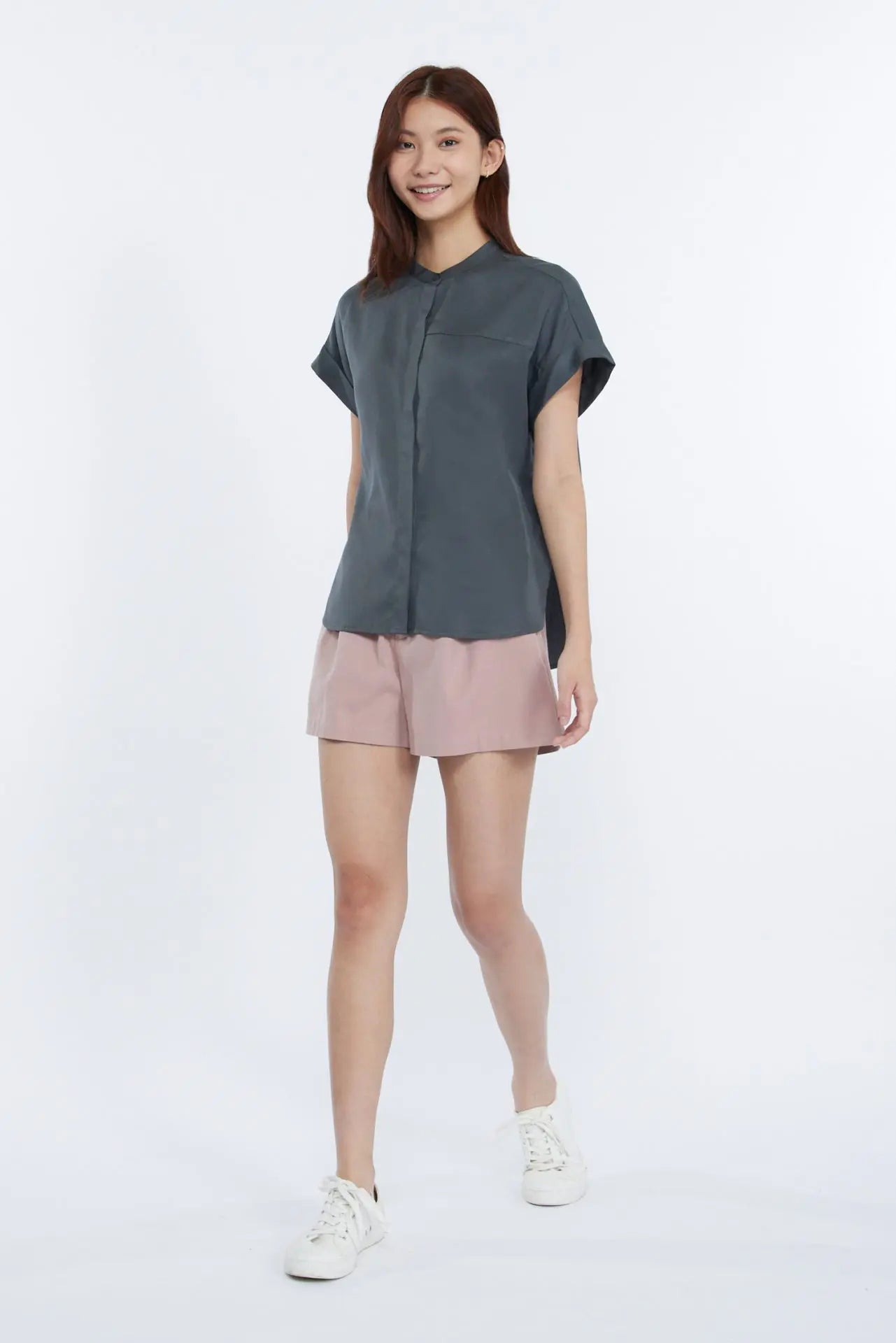 Rayon Cap Sleeves Blouse