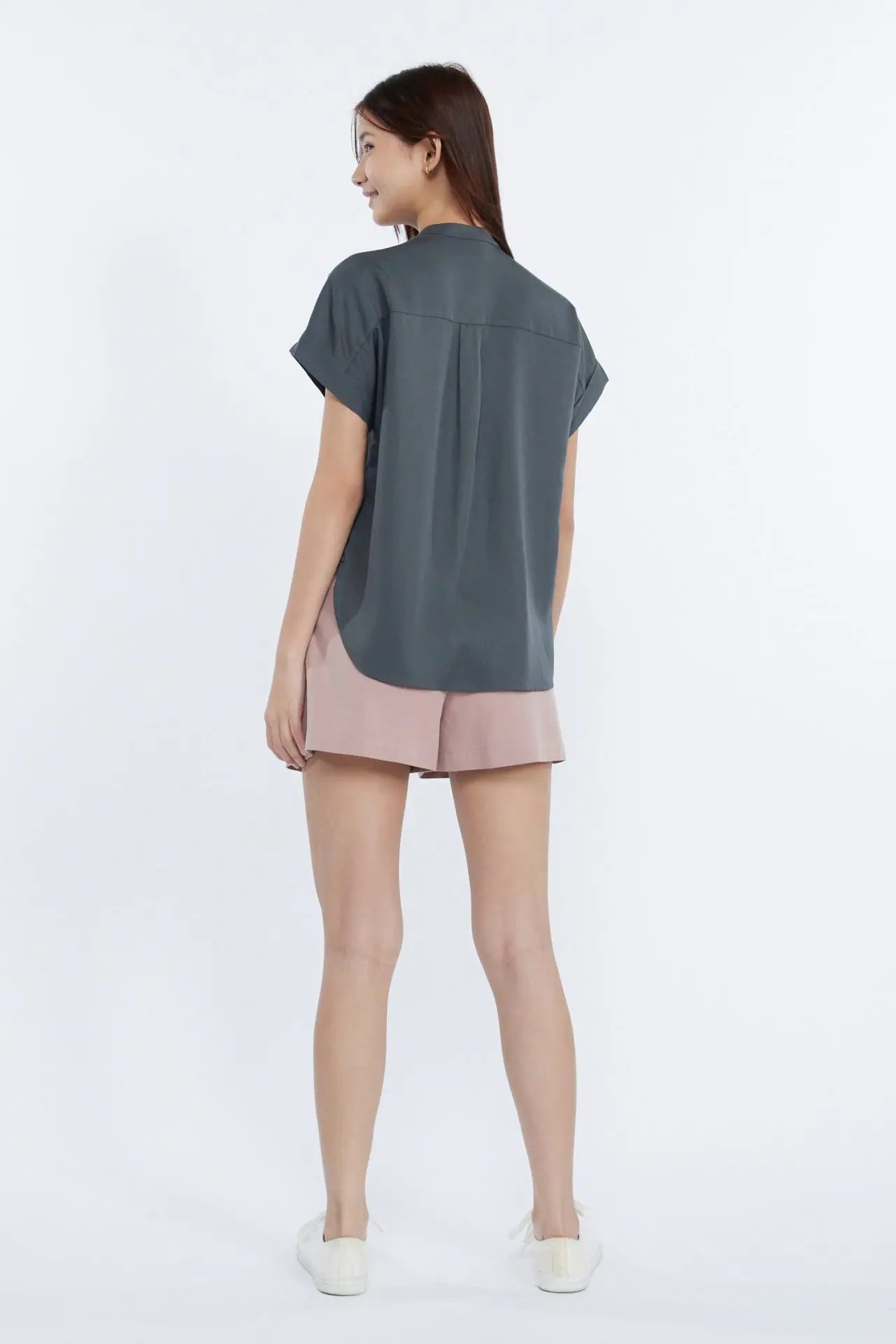 Rayon Cap Sleeves Blouse