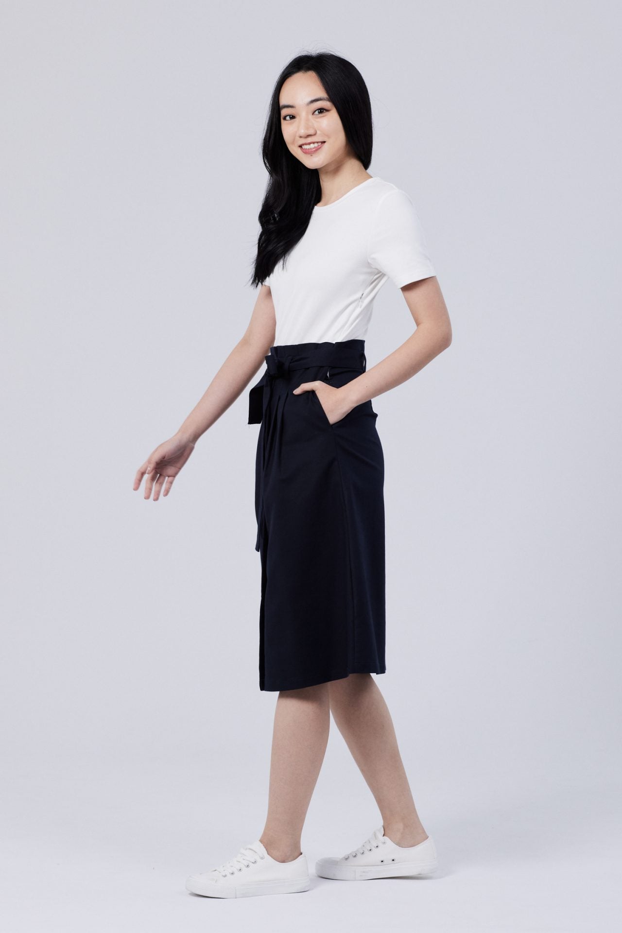 Contrast Fabric Dress