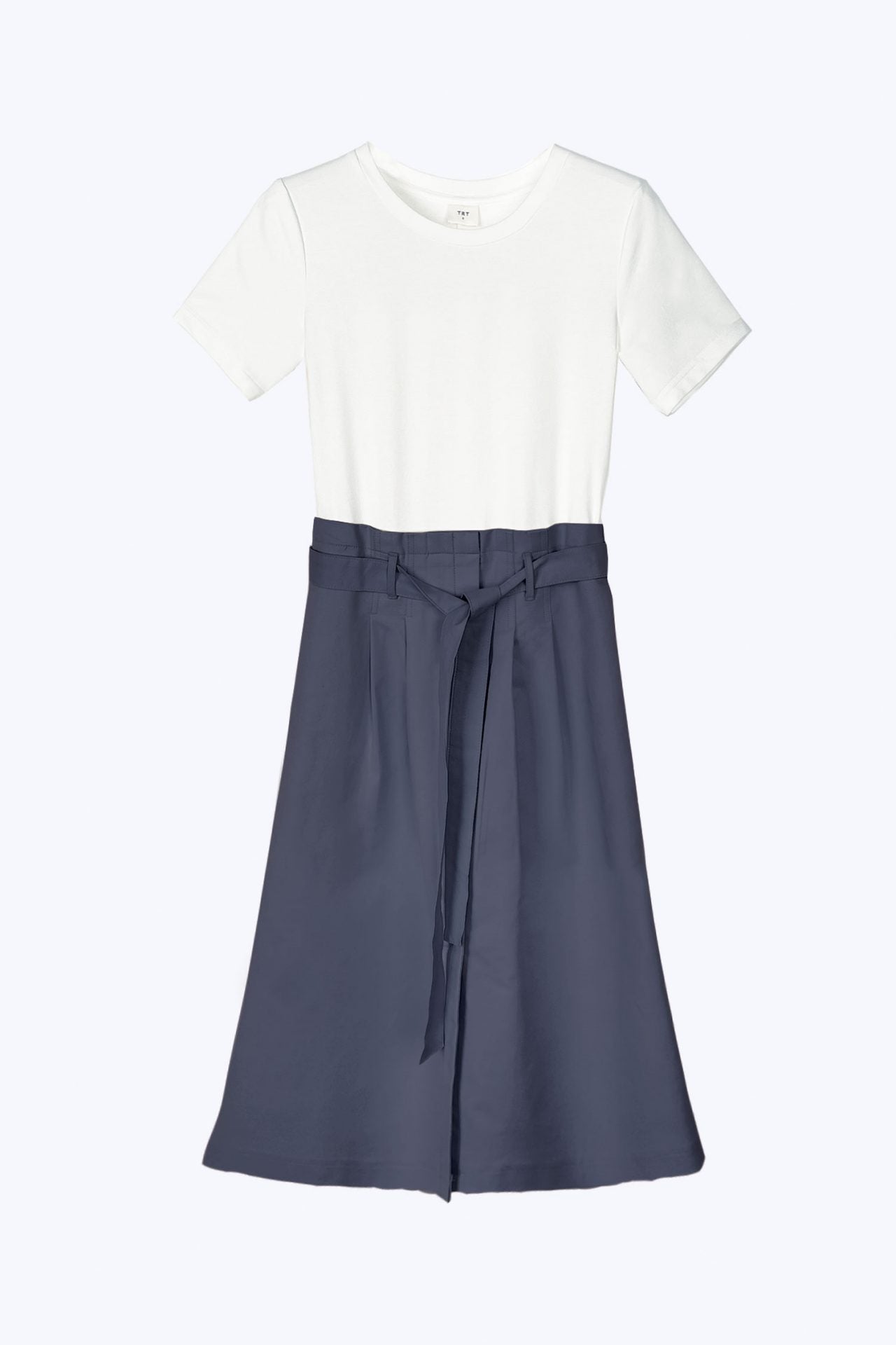 Contrast Fabric Dress