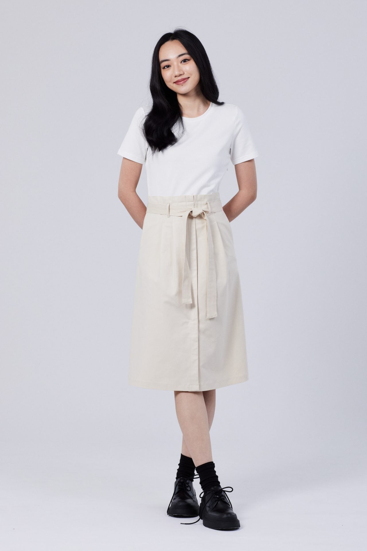 Contrast Fabric Dress