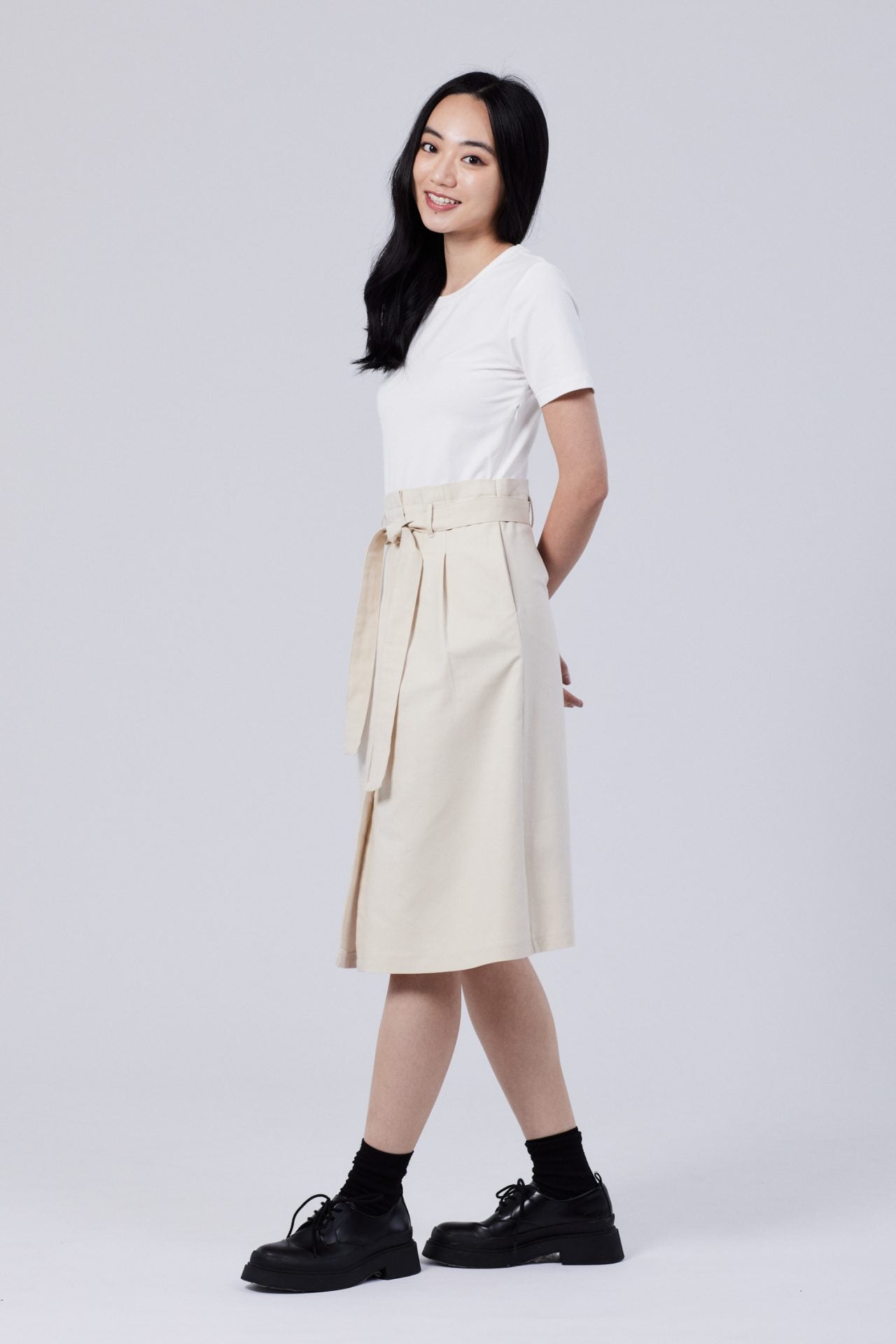 Contrast Fabric Dress