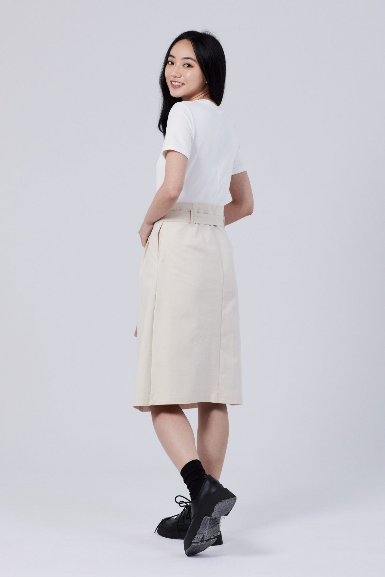 Contrast Fabric Dress