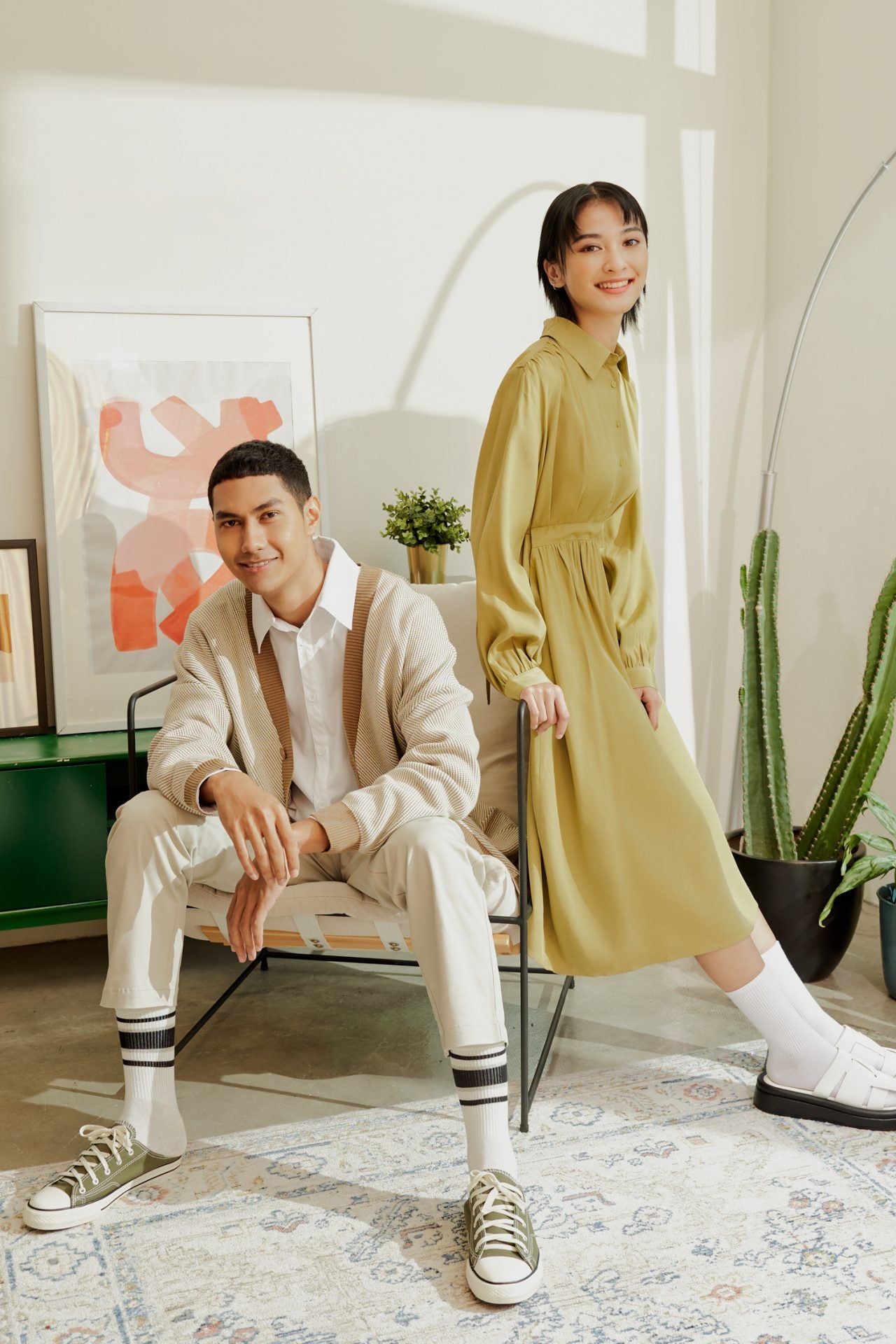 Drawstring Waist Dress