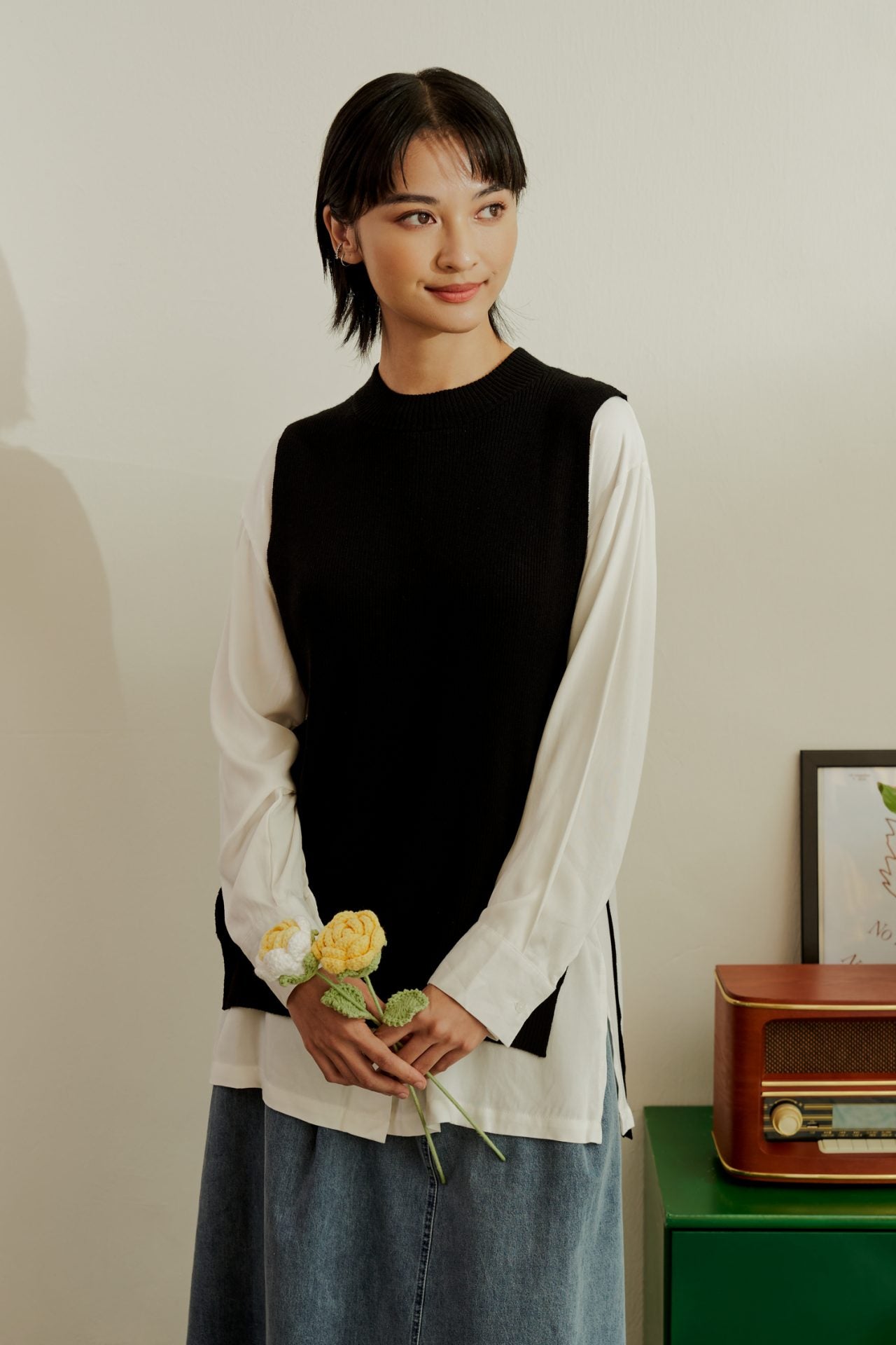 Knitted Two-Piece Sweater