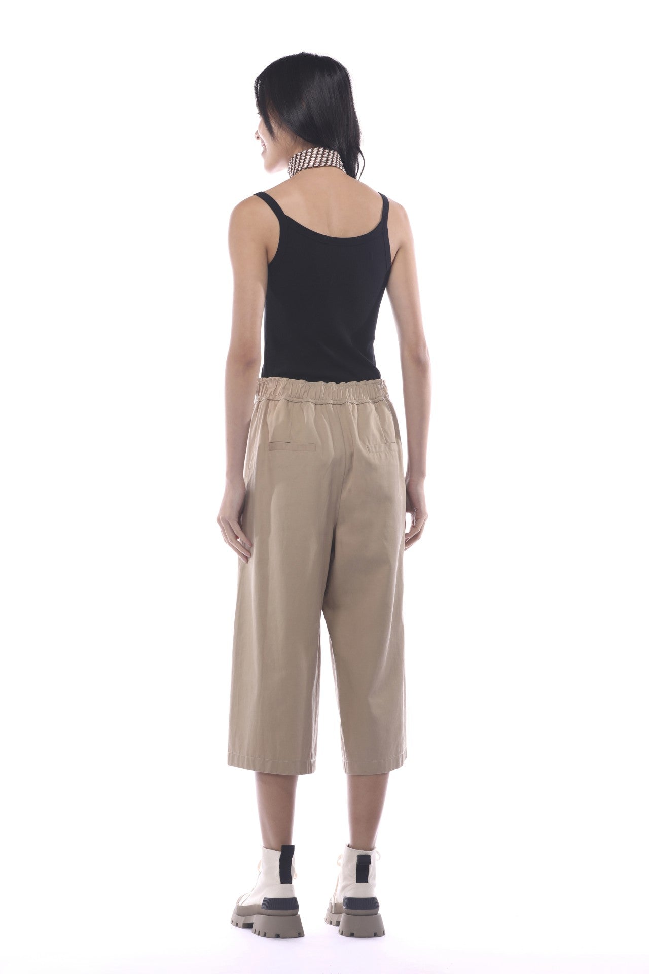 Polyester Rayon Flare Pants