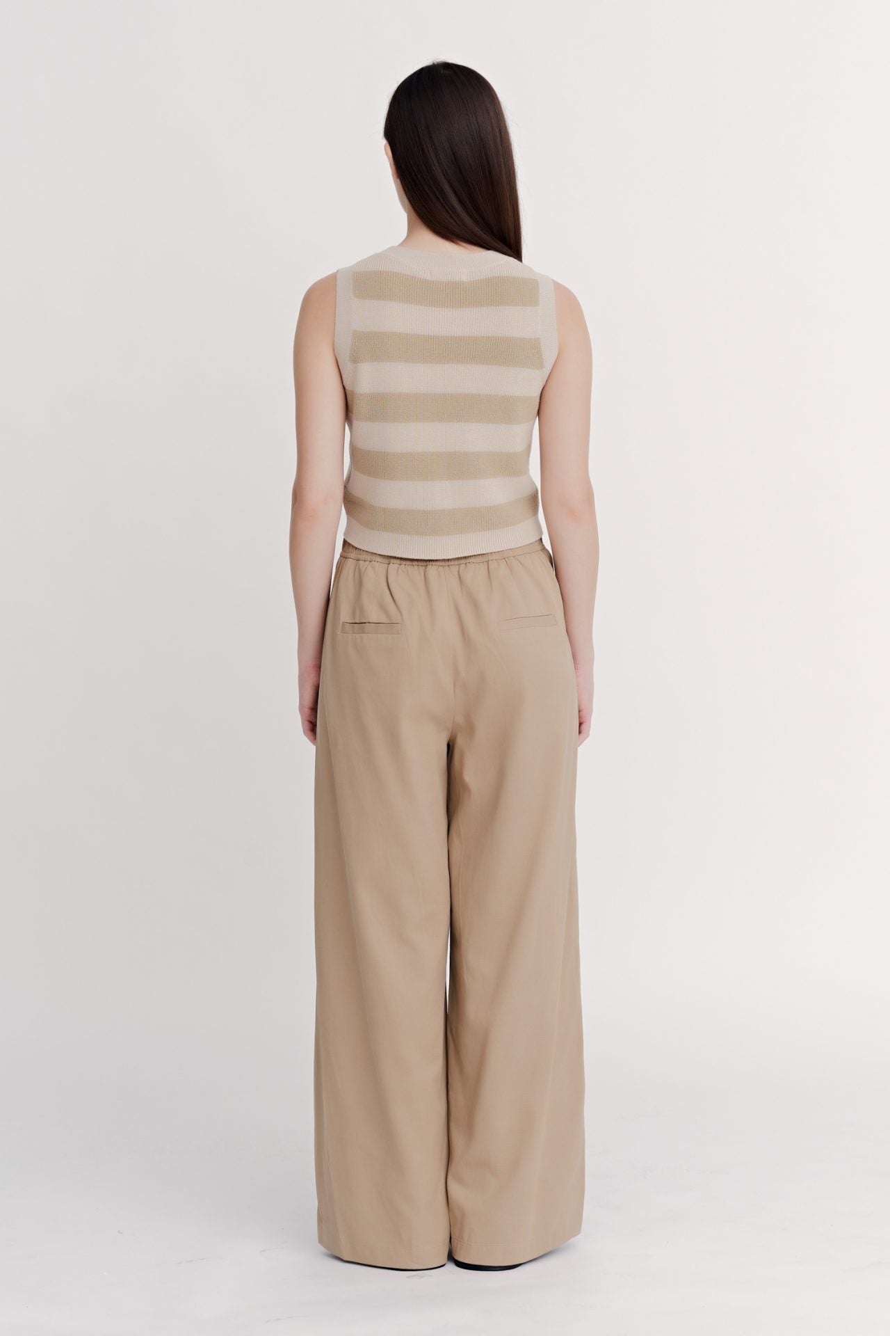 Poly-Rayon Flare Pants