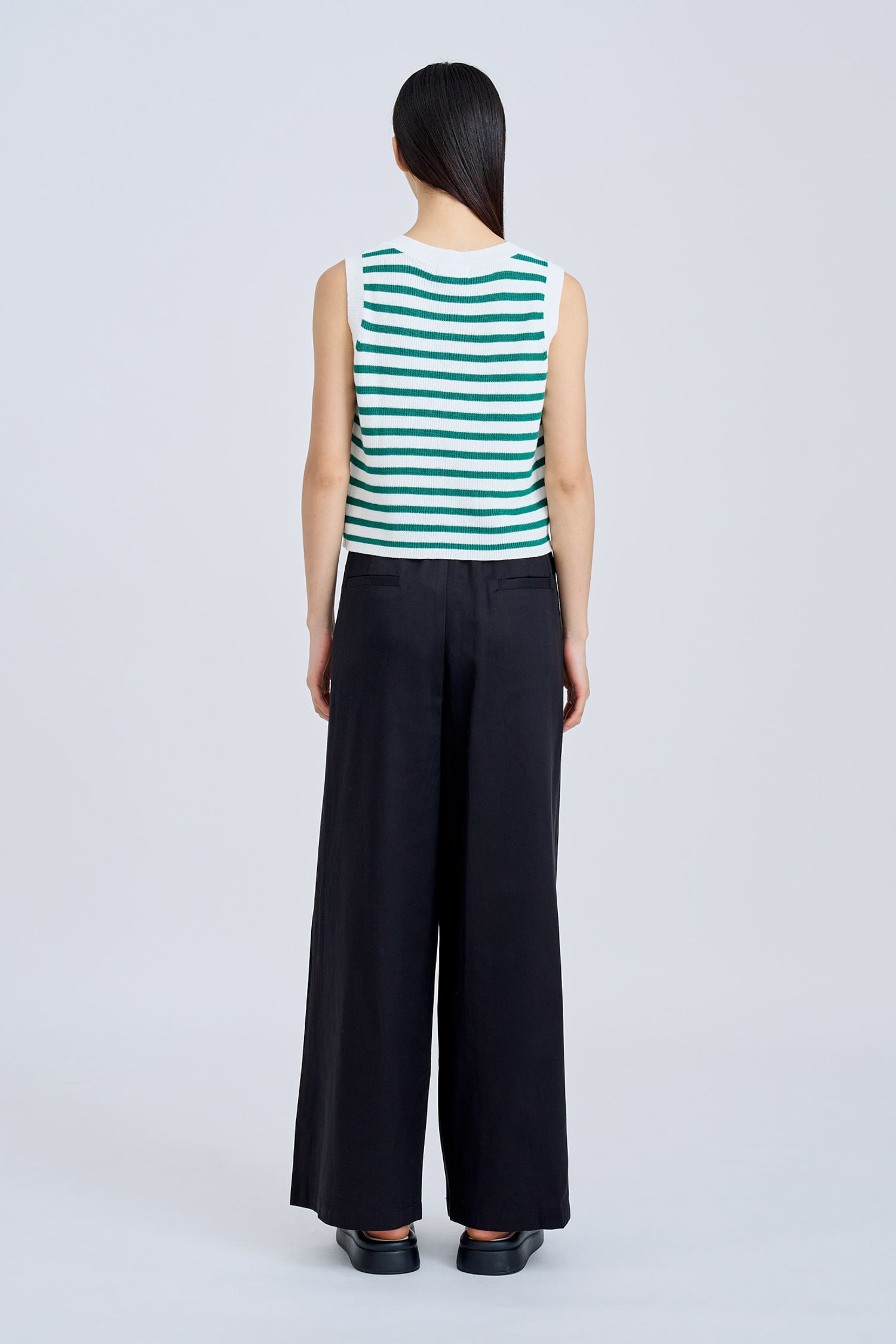 Poly-Rayon Flare Pants