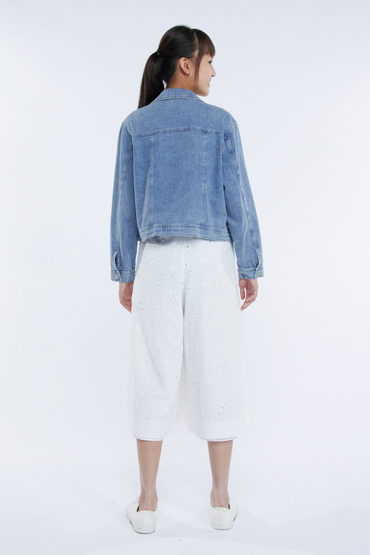 Cotton Embroidery Jumpsuit