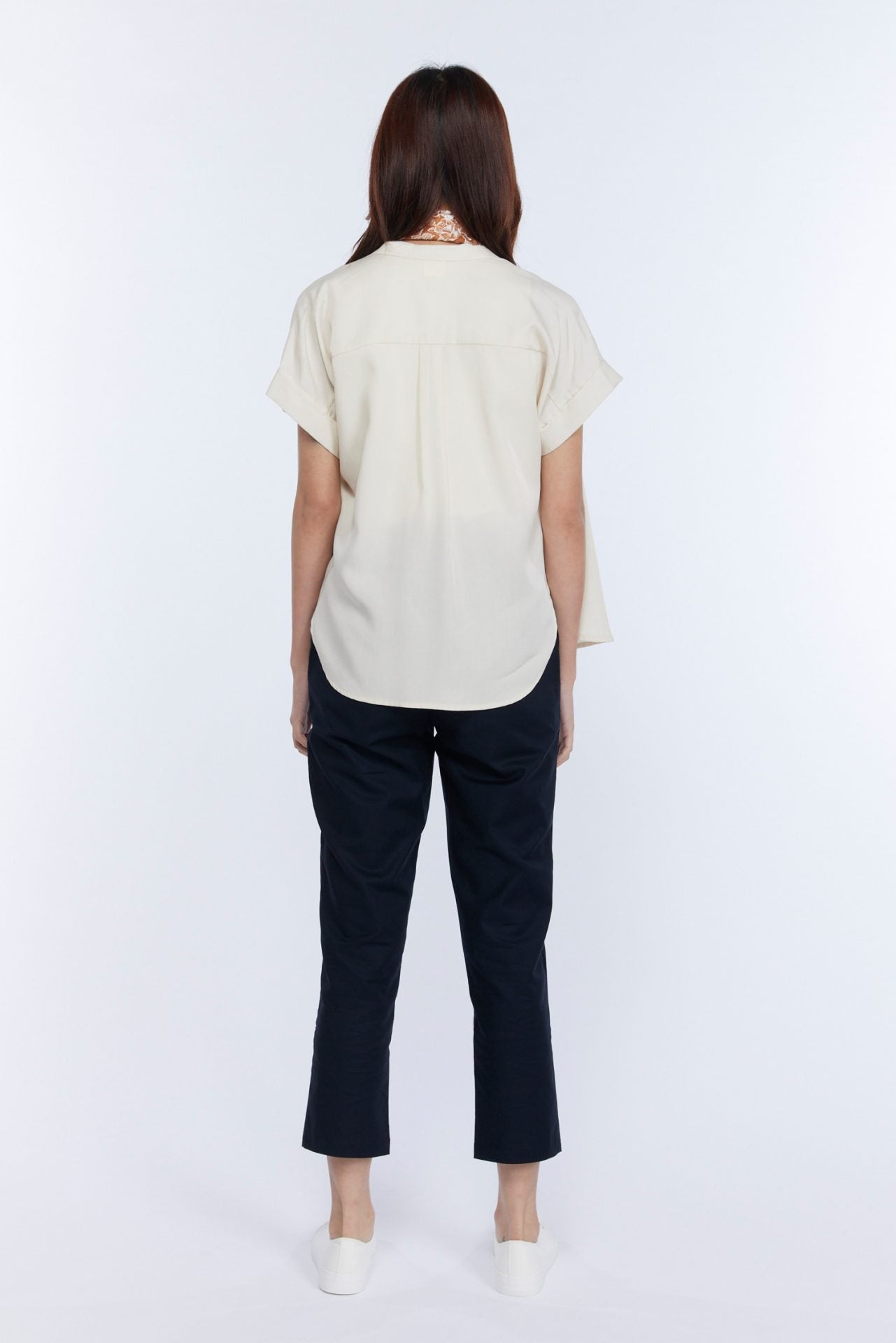 Cotton Elastane Slim Trousers